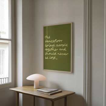 Dancefloor Brings People Together Print, 5 of 7