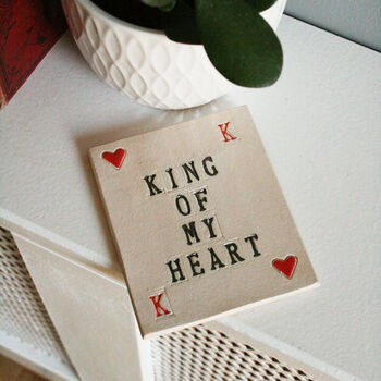 King Of Hearts Ceramic Coaster, 5 of 8