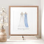 Mother Of The Bride Or Bridesmaid Illustration, thumbnail 4 of 6