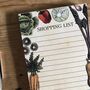 Shopping List Fruit And Vegetable Notepad, thumbnail 2 of 6