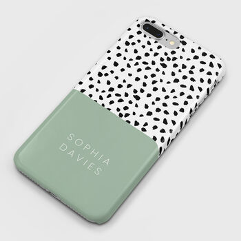 Personalised Green Animal Pattern Phone Case, 2 of 6