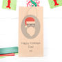 Personalised Hipster Santa Gift Bag, thumbnail 1 of 2