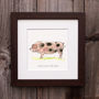 Limited Edition Pig Print. Gloucester Old Spot, thumbnail 1 of 2