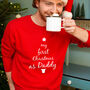 'First Christmas As Daddy' Christmas Jumper, thumbnail 2 of 9
