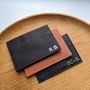 Foiled Personalised Leather Card Holder, thumbnail 4 of 8