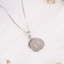 Reversible Capricorn Horoscope Sterling Silver Necklace, thumbnail 1 of 3