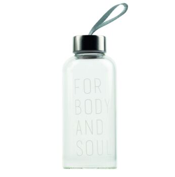 Glass Travel Bottle For Body And Soul, 5 of 5