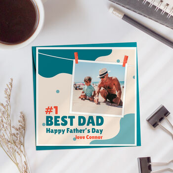 Personalised Photo Father's Day Card, 3 of 4