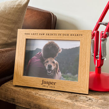 Personalised Dog Memorial Picture Frame Keepsake, 5 of 10