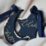 Personalised Star Or Moon Christmas Name Ornament, thumbnail 1 of 7