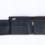 Personalised Luxury Brown Men's Leather Wallet Rfid, thumbnail 6 of 6