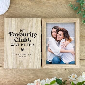 Personalised My Favourite Child Gave Me This Book Photo Frame, 4 of 8