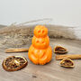 Orange Pumpkin Halloween Decoration Candle, thumbnail 6 of 8