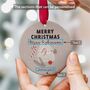 Personalised Teacher Christmas Ornament Ceramic, thumbnail 3 of 7