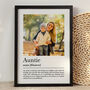 Personalised Auntie Print, Gift For Aunt, thumbnail 3 of 6