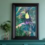 Toucan Tropcail Rainbow Jungle Rainforest Print, thumbnail 2 of 4