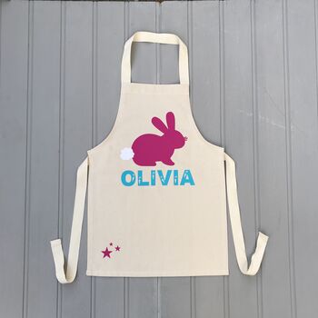 Personalised Apron Set Adult And Child, 4 of 9