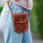 Mini Mini Unisex Long Leather Bag With Personalisation, thumbnail 2 of 2