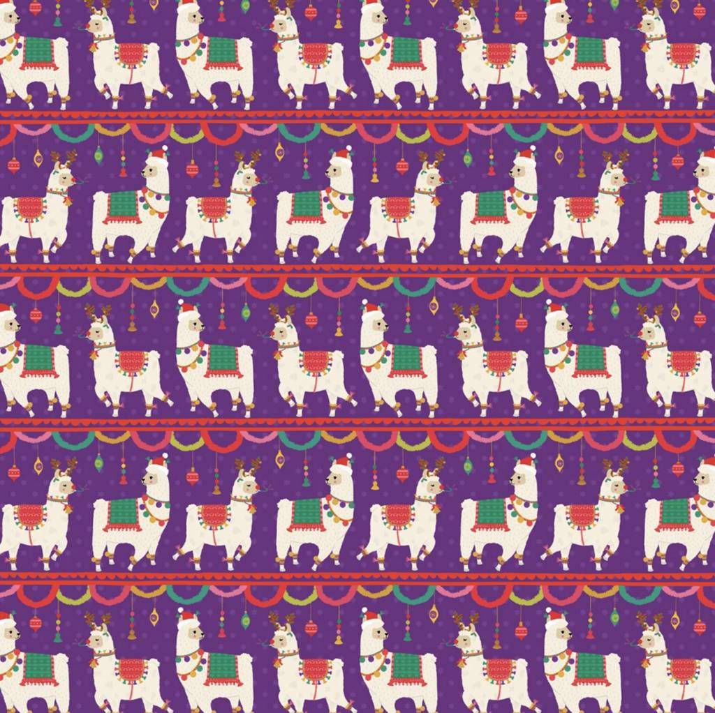 Personalised Llama Christmas Stocking By The Letteroom