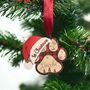 Personalised 1st Christmas Dog Pet Bauble, thumbnail 2 of 2