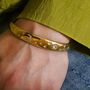 Celestial Gem Studded Open Cuff Bracelet And Faux Hoops Earrings, thumbnail 7 of 7