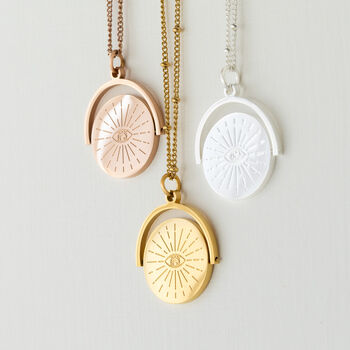 Evil Eye Spinner Necklace, 5 of 7