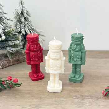 Traditional Christmas Nutcracker Soldier Candle, 6 of 10