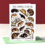 Small Mammals Of Britain Greeting Card, thumbnail 1 of 7