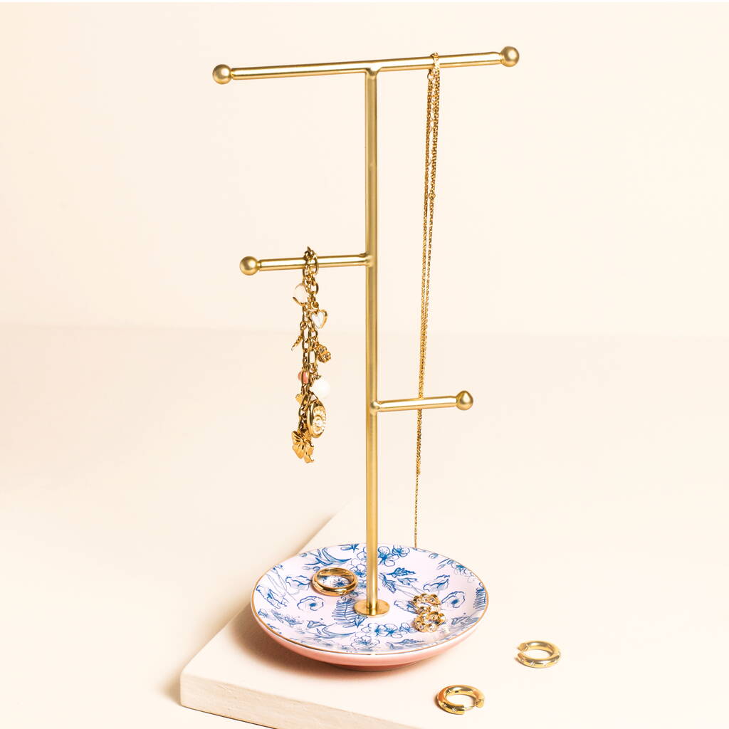 Blue Wildflower Jewellery Stand, 1 of 3
