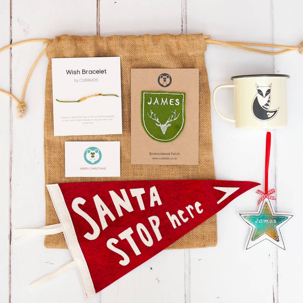 Personalised Christmas Eve Gift Set By pineandbear