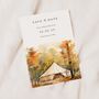 Autumn Bell Tent Wedding Save The Dates, thumbnail 1 of 4