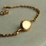 Gold Personalized Locket Bracelet, thumbnail 9 of 9