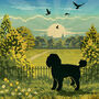 Cockapoo In A Summer Park. Limited Edition Dog Print, thumbnail 5 of 10