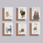 Mister Peebles Christmas Card Six Pack, thumbnail 8 of 8