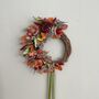 Dahlia, Heather And Blackberry Mini Autumn Wreath, thumbnail 5 of 10