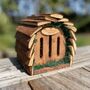 Wooden Hanging Butterfly Haven House Habitat, thumbnail 8 of 8