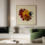 Catarina Diaz Portuguese Filigree Bougainvillaea Heart Art, thumbnail 1 of 5