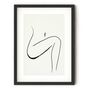 Abstract Line Drawing Print Set Of Two, thumbnail 2 of 5