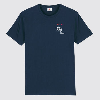 Race Weekend Navy Motorsport T Shirt, 2 of 6