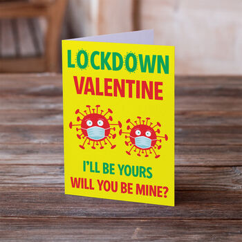 Lockdown Valentines Day Card, 3 of 4