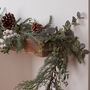 Forest Flurry Winter Pinecone Christmas Garland, thumbnail 1 of 2
