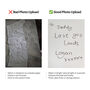 Personalised Photo Block With Engraved Child’s Handwriting, thumbnail 7 of 7