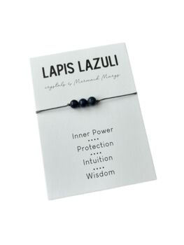 Lapis Lazuli Crystal Bracelet | Lapis Lazuli Crystals, 5 of 9