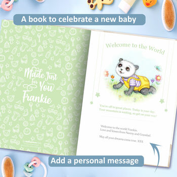 Welcome To The World Personalised Book For Toddlers, 2 of 12