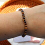 Tiger’s Eye 4mm Bracelet Gift With Pouch And Card, thumbnail 1 of 4