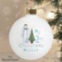 Personalised The Snowman My 1st Christmas Bauble, thumbnail 3 of 3