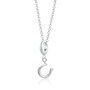 Sterling Silver Lucky Horseshoe Charm Necklace, thumbnail 2 of 7