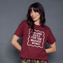 Only Here For The Mulled Wine Christmas T Shirt, thumbnail 4 of 6