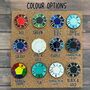 Customisable Dice D12 Enamel Pins, thumbnail 4 of 6