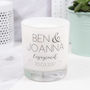 Personalised Engagement Luxury Scented Candle, thumbnail 2 of 5